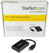 StarTech.com USB C to HDMI 2.0 Adapter with Power Delivery - 4K 60Hz U