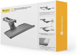 Support de clavier coulissant sous bureau