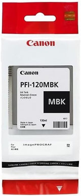 Canon PFI-120MBK (2884C001AA) Standard Yield Ink Cartridge Matte Black