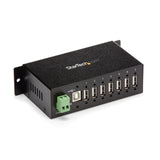 StarTech.com Concentrateur USB 2.0 7 ports - Concentrateur USB-A industriel métal avec ESD