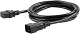 StarTech.com 10ft (3m) Heavy Duty Extension Cord, IEC 320 C19 To IEC 3