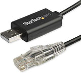StarTech.com 6 ft (1.8 m) Cisco USB Console Cable - USB to RJ45 Rollov