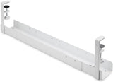 StarTech.com Under Desk Cable Management Tray, Length Adjustable, Clam