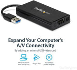 StarTech.com USB 3.0 to 4K DisplayPort External Multi Monitor Graphics