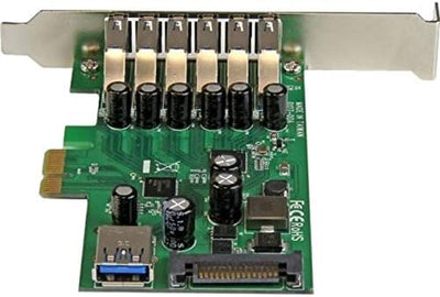 StarTech 7 PT PCIe USB 3.0 Adapter Card with SATA Power