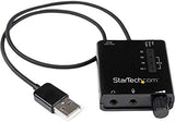 StarTech.com USB Stereo Audio Adapter External Sound Card with SPDIF D