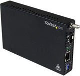 StarTech.com Gigabit Ethernet Fiber Media Converter with Open SFP Slot
