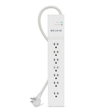 Belkin 7 Outlet Surge Protector with 6-Feet Cord, BE10700006-CM 6 Feet