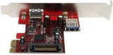 STARTECH.COM 1 Internal and 1 External SUPERSPEED USB 3 Card PCIE