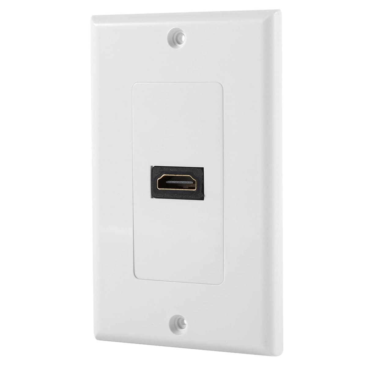 1 Port Gold-Plated HDMI Wall Plate Single Outlet Port Insert Female HD