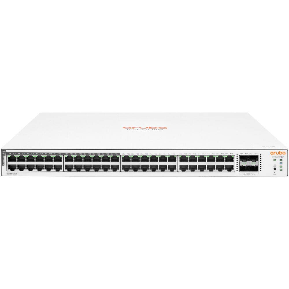 Hewlett Packard Enterprise Aruba Instant On 1830 48G 24p Class4 PoE 4S