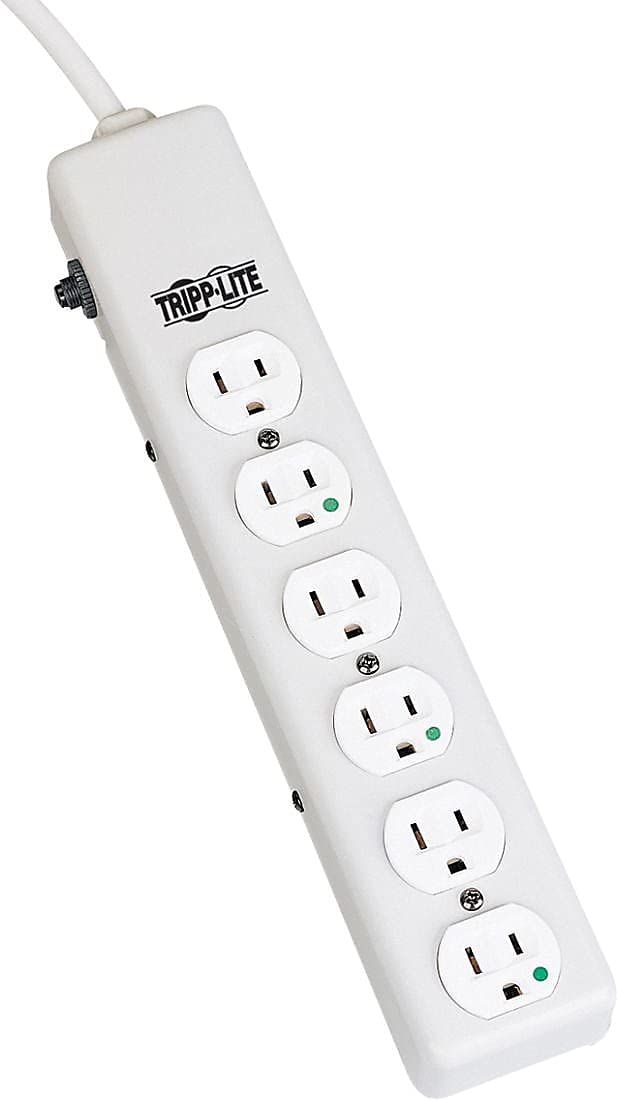 Tripp Lite PS-602-HG Barre d'alimentation multiple 15-Amp 6 prises Hôpital G
