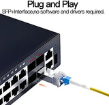 Paquet de 4 modules SFP+ 10G - Émetteur-récepteur LC MMF300m 10GBase-SR, 850nm MMF, jusqu'à