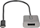 StarTech.com USB C to DisplayPort Adapter, 8K/4K 60Hz USB-C to Display