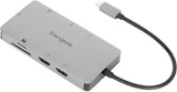 Mini-station d'accueil Ultra Targus USB4 double 4K HDMI avec PD3.1 EPR 140 W avec PASSTHROUGH FRS 40 GBPS (3 USB-C 10 GBPS, 2 USB-A 10 GBPS, Ethernet)