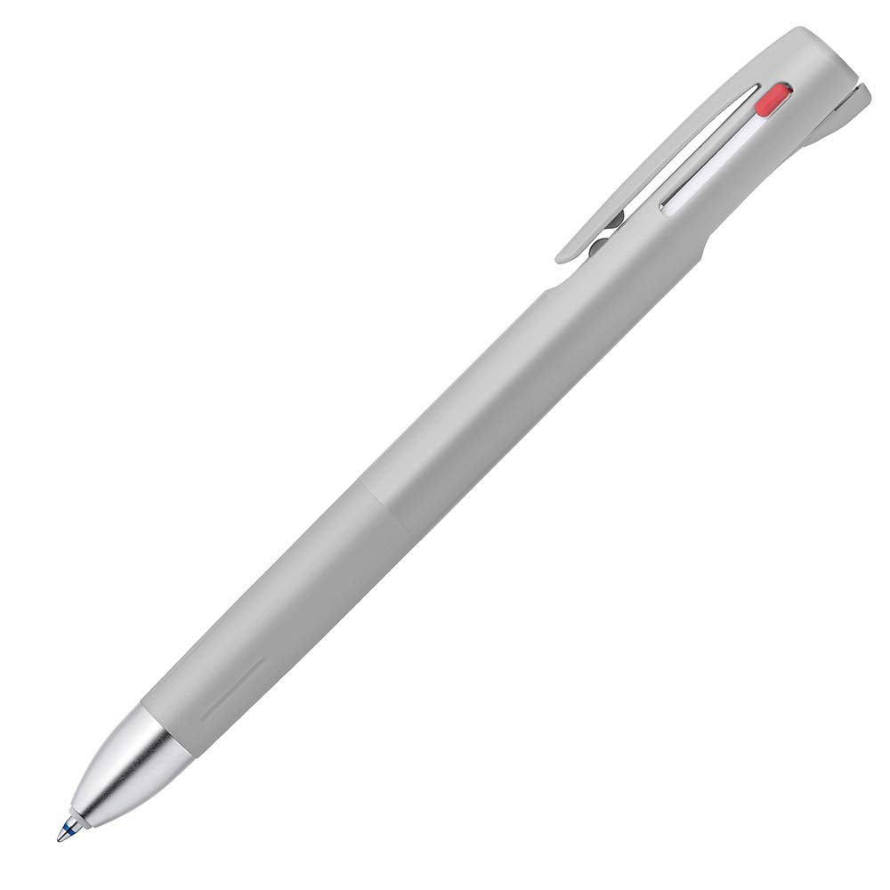 Stylo bille Zebra Zbra 3 couleurs, Blen 3C 0,7 mm, corps gris (B3A88-GR)