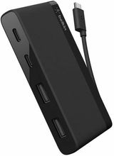 Belkin F4U090btBLK USB-IF Certified 4-Port Mini USB-C Hub with Two USB