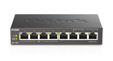 D-Link 8-Port Gigabit Unmanaged PoE+ Ethernet Switch, with 4 PoE Ports
