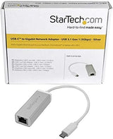 StarTech.com USB-C to Gigabit Ethernet Adapter – Aluminum – Thunderbol