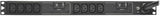 Basic PDU 208/240V 1-PHASE 30A NEMA L6-30P 1U Horizontalrm C13C19