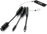 C2G Universal 4K HDMI Dongle Adapter Ring with Color Coded DisplayPort