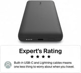 BATTERIE EXTERNE 18W USB-C+LIGHTNING CÂBLE INTÉGRÉ BATTERIE EXTERNE NOIR MULTI 8