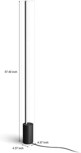 Philips Hue Signe Smart Color Changing Floor Lamp, Black, White and Co