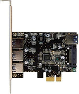 StarTech PEXUSB3S42 4-Port PCI Express USB 3.0 Card 3 External and 1 I