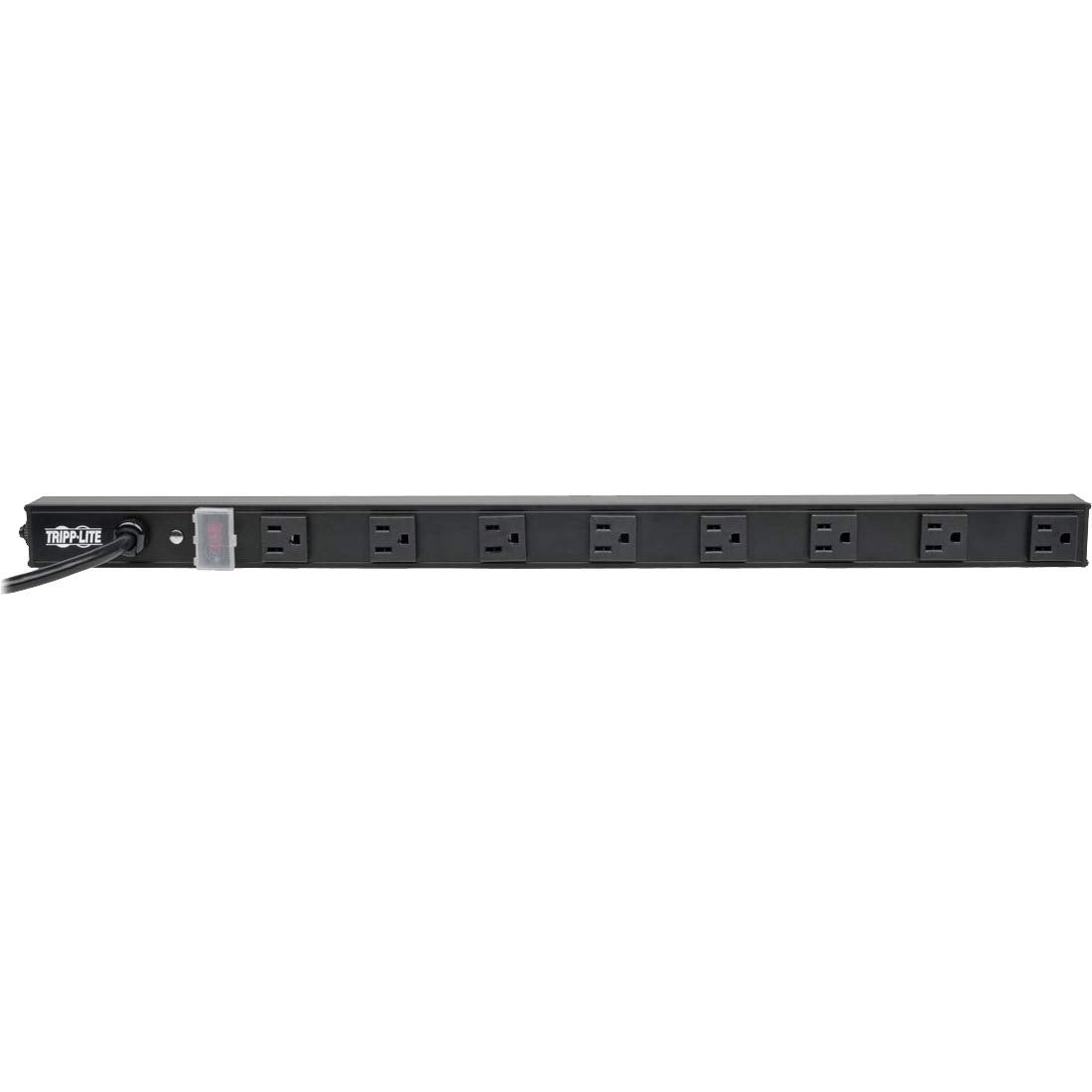 Tripp Lite 8 Outlet Power Strip, 120V, 15A, NEMA 5-15R, 5-15P Plug, Bl