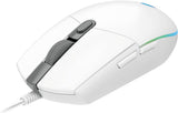 Logitech G203 Lightsync Gaming Mouse White