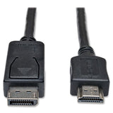 Tripp LITE DisplayPort to HD Cable Adapter HDCP 1080P M/M 6-Feet 6ft 6