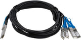 StarTech.com MSA Uncoded Compatible 3m 40G QSFP+ to 4X SFP+ Direct Att