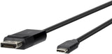BELKIN B2B103-06-BLK Belkin USB-C to DisplayPort Cable, Black