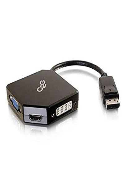 C2G 54340 DisplayPort to 4K UHD HDMI, VGA, or DVI Adapter Converter, B