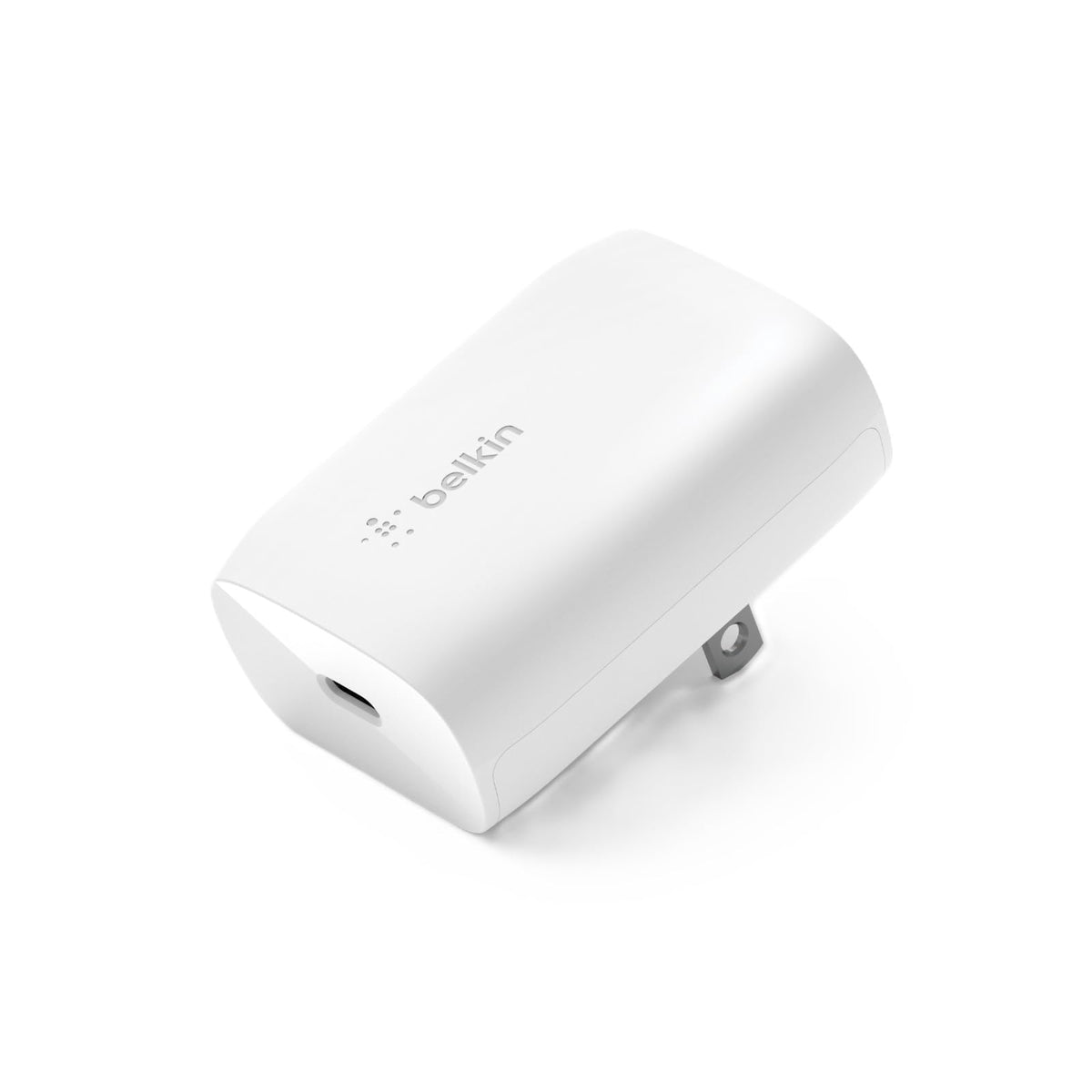 Bloc chargeur USB-C Belkin 30W - Câble USB-C vers Lightning inclus
