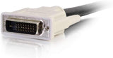 C2G 26911 Câble vidéo numérique DVI-D M/M Double lien, Noir (6,6 pieds, 2 m)