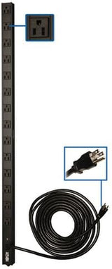 Tripp Lite PDUV15 PDU Basic 120V 15A 5-15R 14 prises 5-15P Verticale 0U