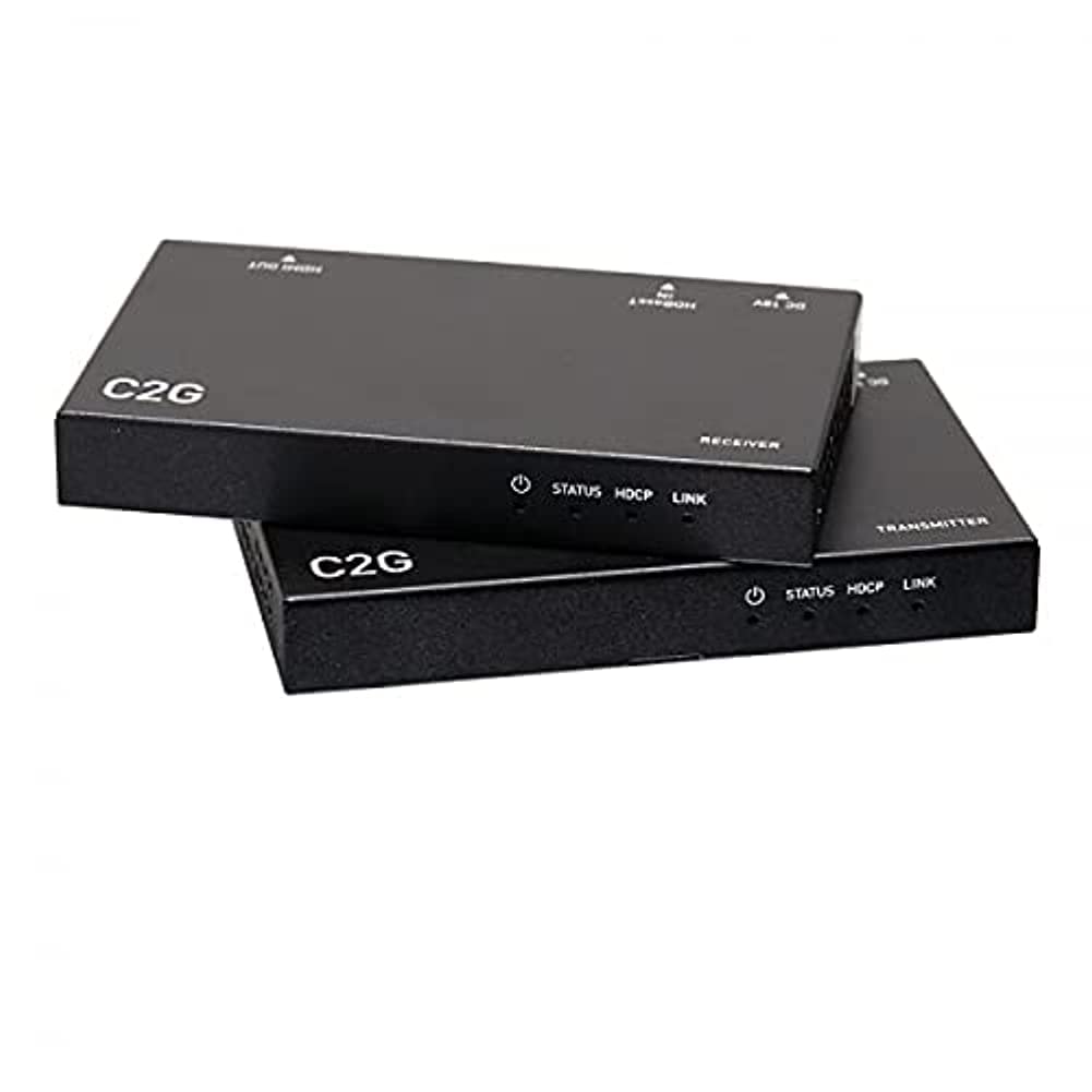 C2G Prolongateur HDMI® HDBaseT Boîtier émetteur vers boîtier récepteur -