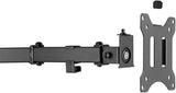 Amer Dual LED LCD Monitor Free-Standing Desk Stand for 2 Screens up to