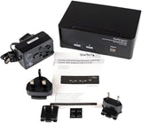 Startech.Com SV231DDVDUA 2 Port Dvi Vga Dual Monitor Kvm Switch Usb wi