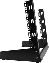 StarTech.com 2-Post 8U Desktop Server Rack, Small Open Frame 19in Comp