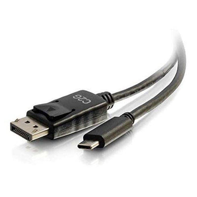C2G 26902 USB-C to DisplayPort Adapter Cable 4K 30Hz, Black (6 Feet, 1