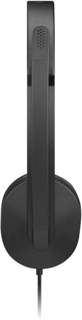 Lenovo USB-A Wired Stereo Headset for PC/Laptop, AI Noise Canceling vi