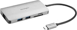Kensington UH1400P Hub USB-C 8-en-1 avec recharge Pass-Through 85 W