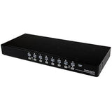 StarTech.com 16-Port KVM Switch with OSD- 1U Rackmount KVM Switch - US
