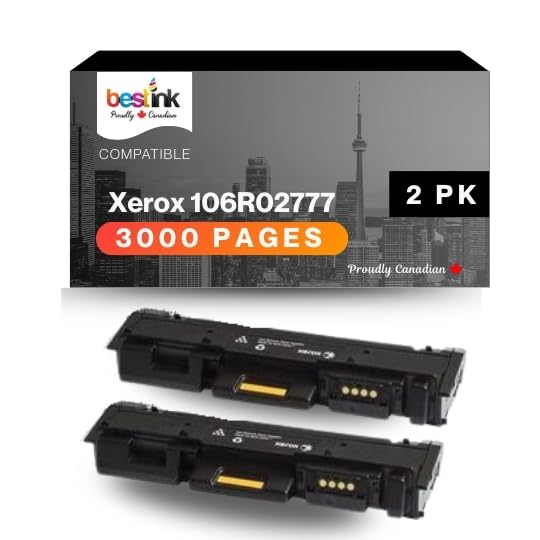 Remplacement de toner bestink pour Xerox 106R02777 cartouche de toner noir (3