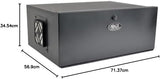 Tripp Lite 5U Security DVR Lockbox Rack Enclosure 60lb Capacity, Black