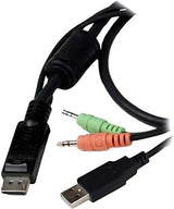 StarTech.com 2 Port USB HDMI Cable KVM Switch with Audio and Remote Sw