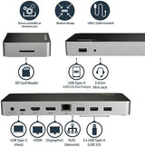 Station d'accueil USB-C StarTech.com - Double écran HDMI et DisplayPort 4K 30 Hz - États-Unis