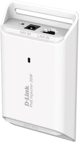 D-Link DPE-301GI 1-Port Gigabit PoE Injector, White